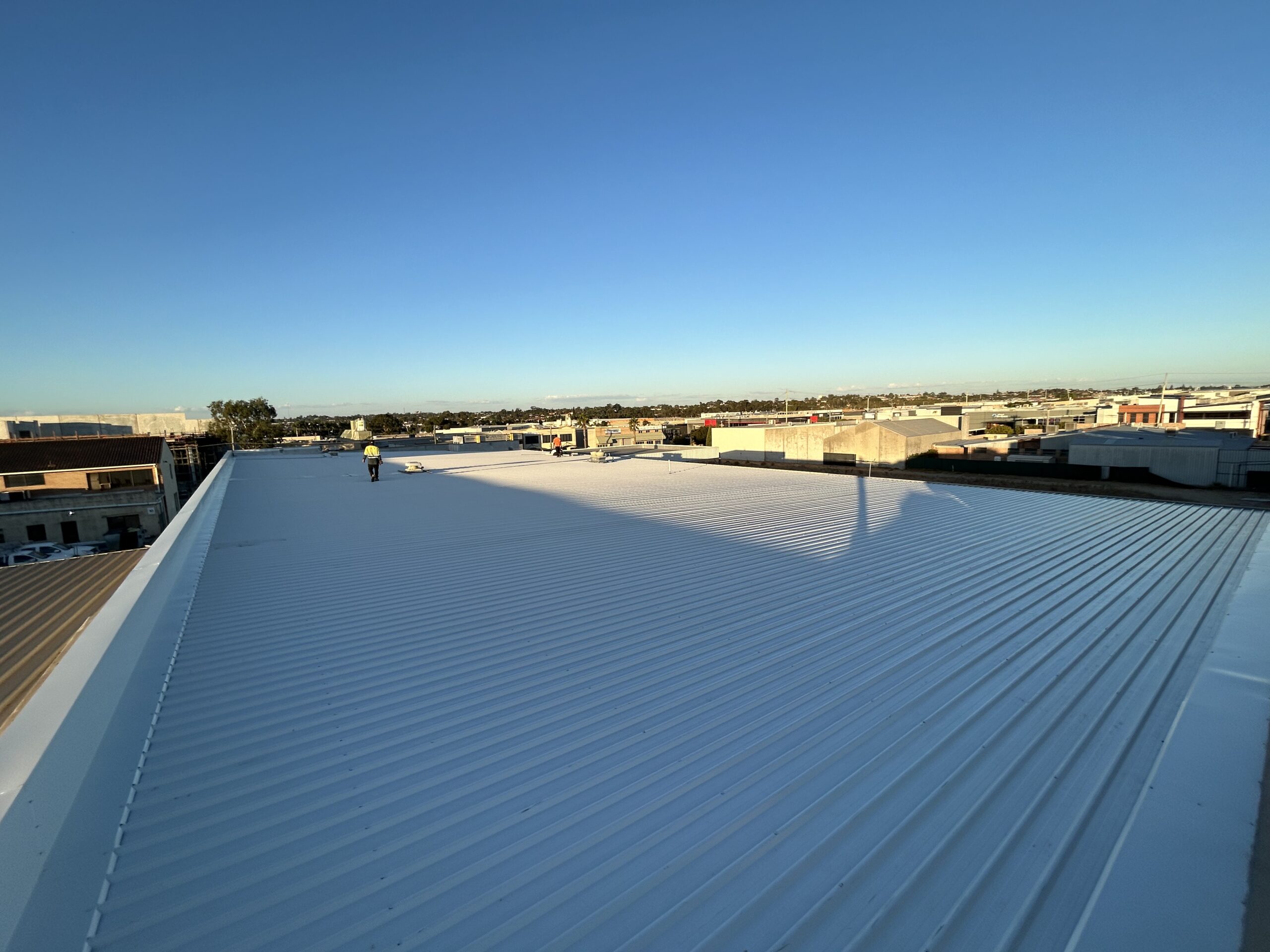 Industrial roofing project