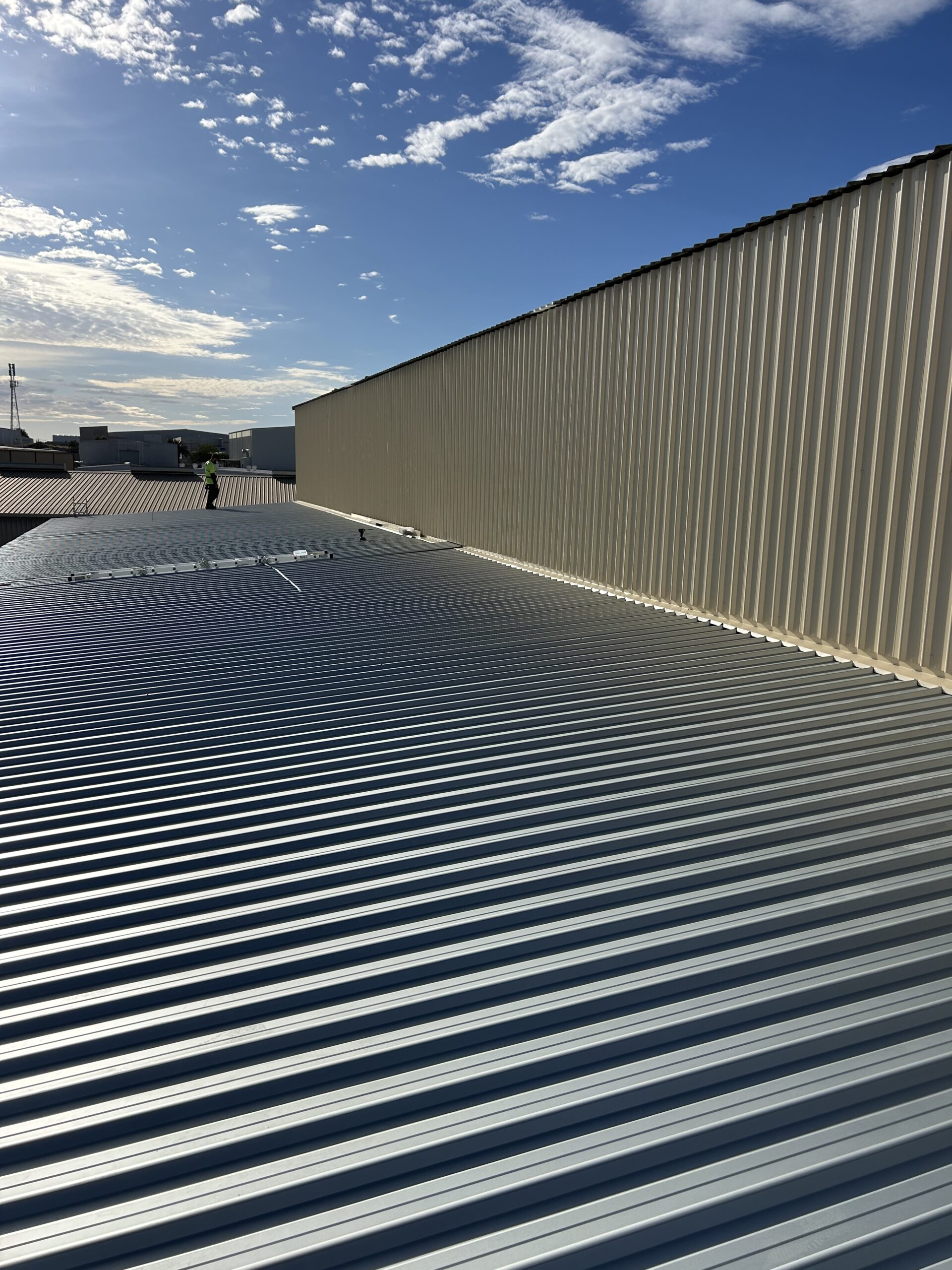 Roof replacement works